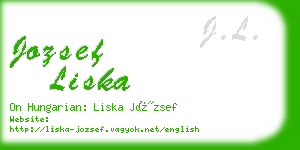 jozsef liska business card